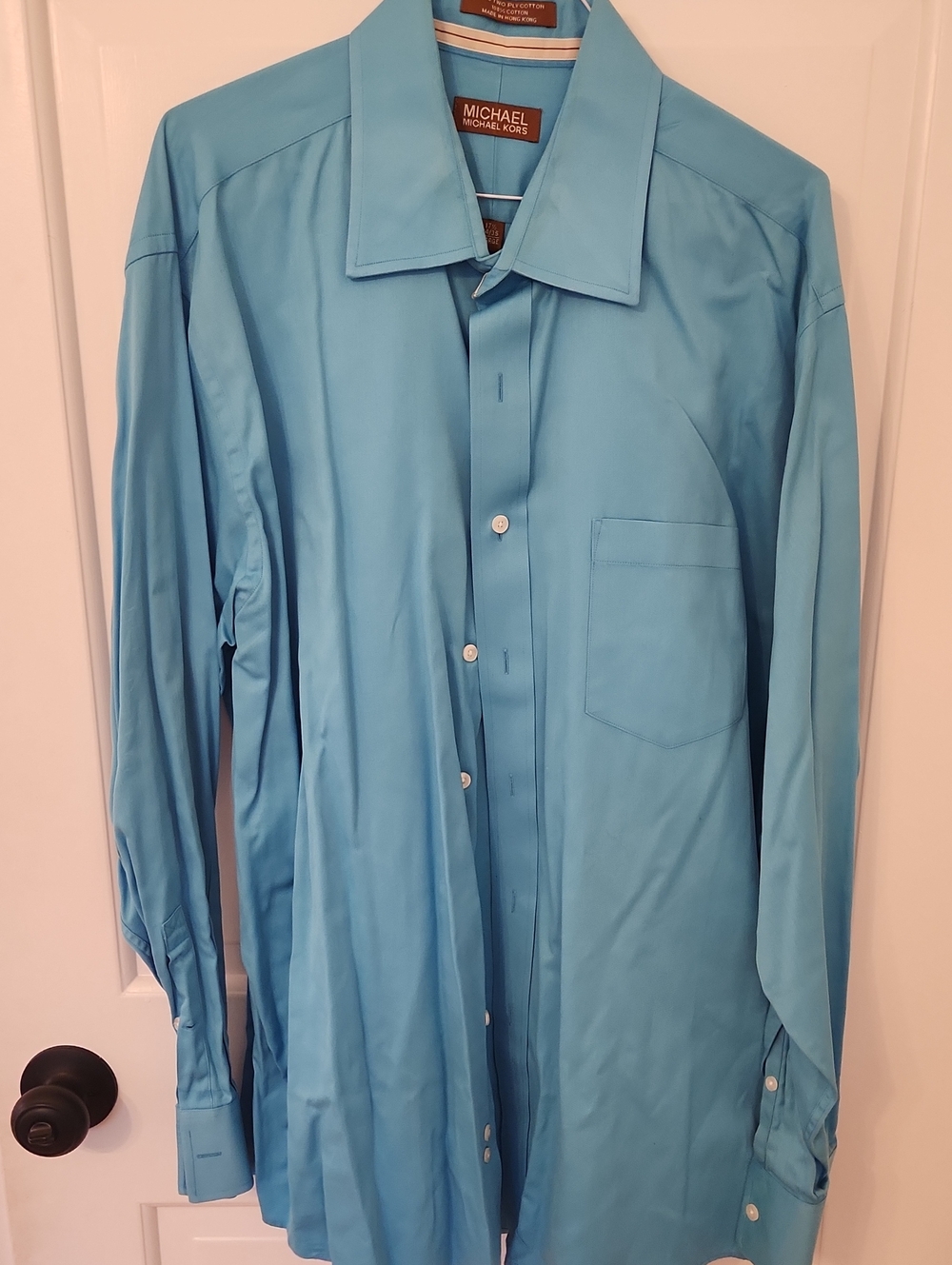 Michael Kors Men’s Turquoise Dress Shirt